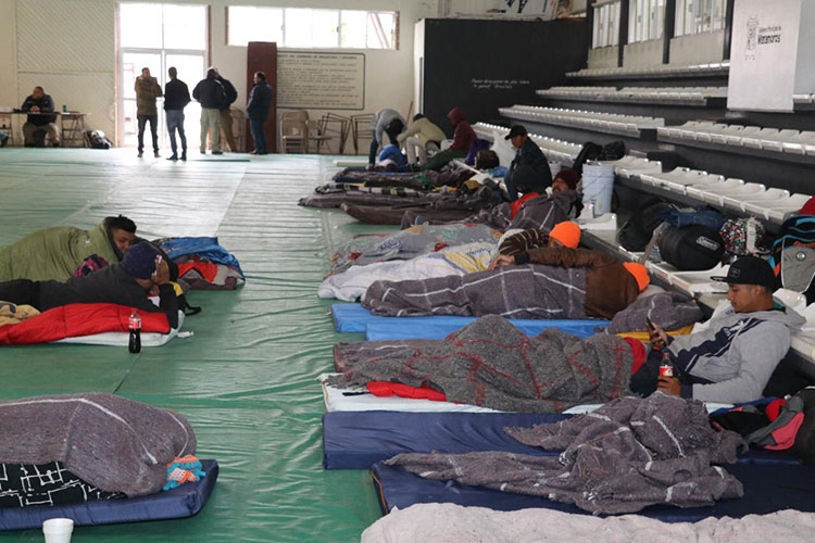 Atiende PC a 36 personas en refugio temporal en Matamoros