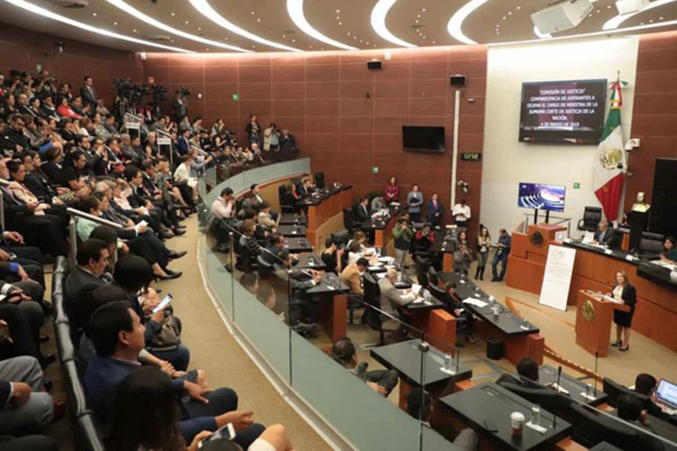 Comparecen en el Senado aspirantes a la Corte