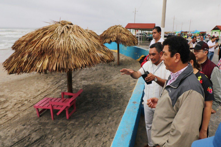 Supervisa Mario López rehabilitación en Playa Bagdad