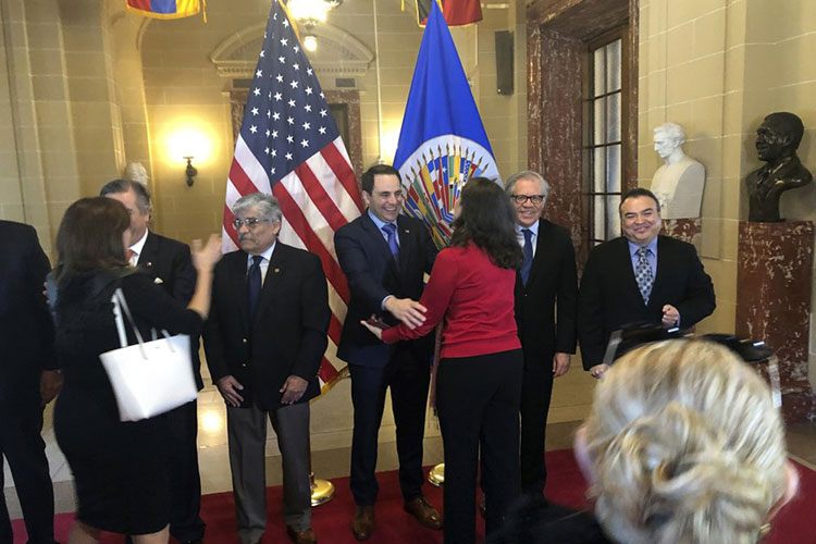 EEUU buscará darle acceso a representante de Guaidó en OEA