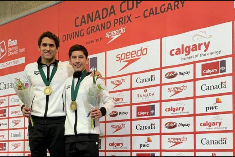 Clavadistas mexicanos Balleza y Willards ganan oro en Grand Prix
