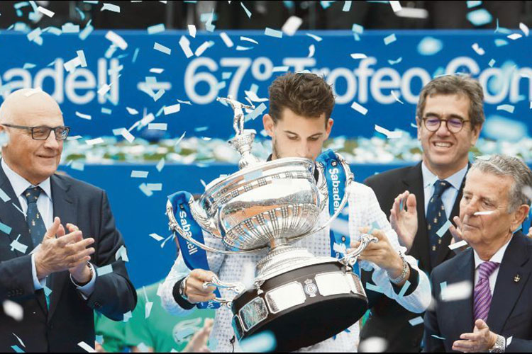 Thiem, rey de la arcilla catalana