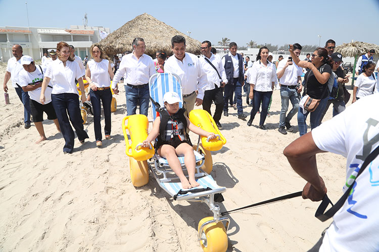 Miramar, la primera playa incluyente del Golfo de México