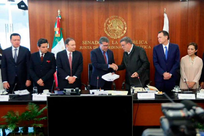Recibe el Senado proyecto de leyes de la Guardia Nacional
