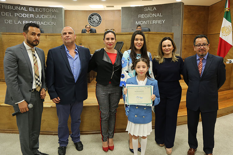 Destaca Fátima Garza en el “Tribunal Electoral Infantil”