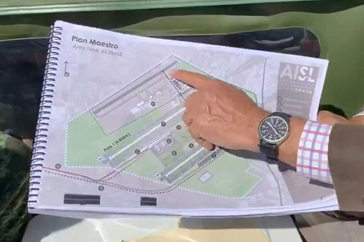 Urgen a Sedena estudios de viabilidad de aeropuerto en Santa Lucía