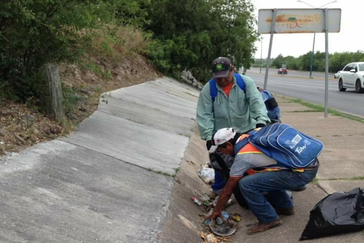 Limpian calles y acopian 253 toneladas de basura