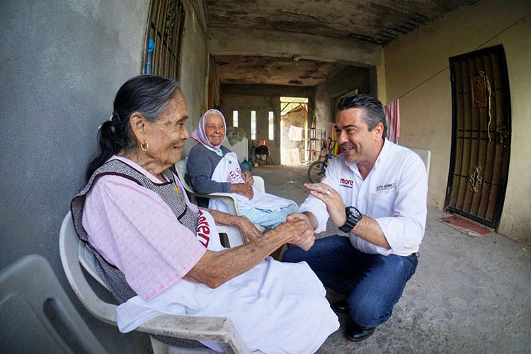 Van candidatos de MORENA por voto masivo en Matamoros