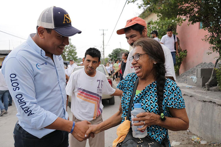Asegura Arturo Soto voto en la Francisco I Madero