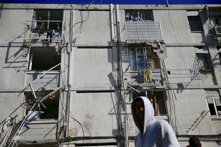 Intercambio de fuego deja 3 israelíes, 16 palestinos muertos