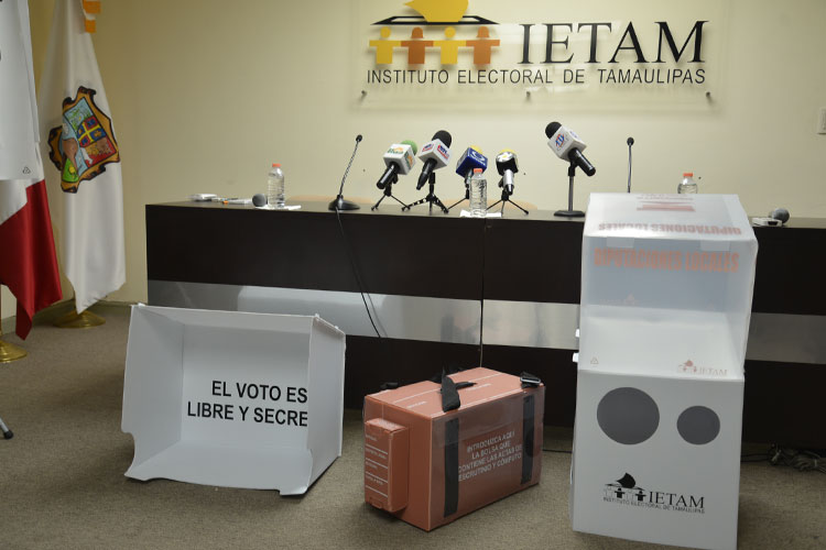 Materiales y boletas electorales son seguras: IETAM