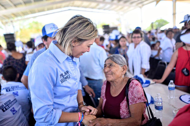 Voto rural será para Pilar Gómez