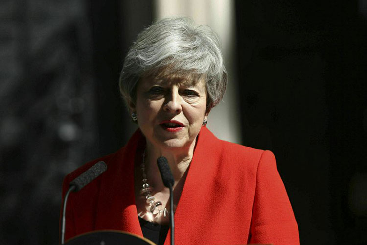 May dejará el liderazgo de Partido Conservador el 7 de junio