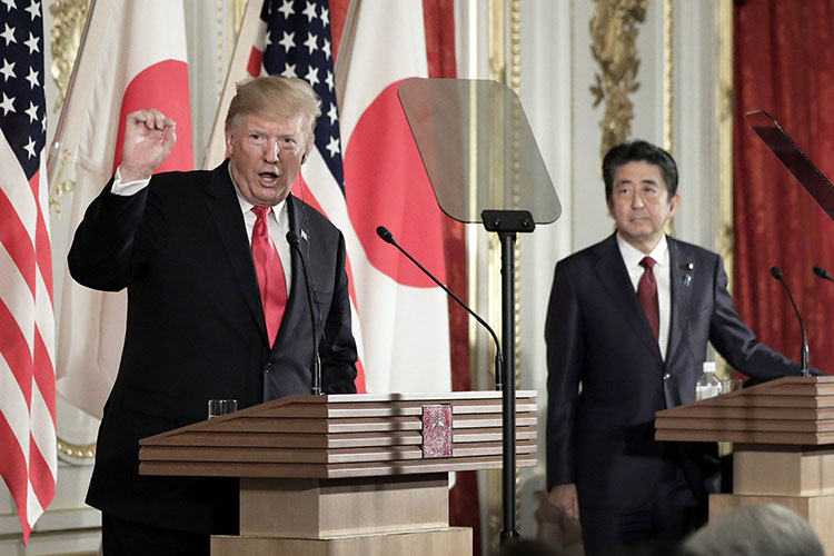 Trump dice no estar preocupado por misiles norcoreanos