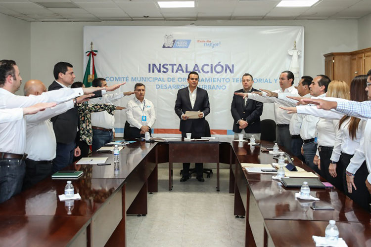 Instalan Comité de Ordenamiento Territorial y Desarrollo Urbano