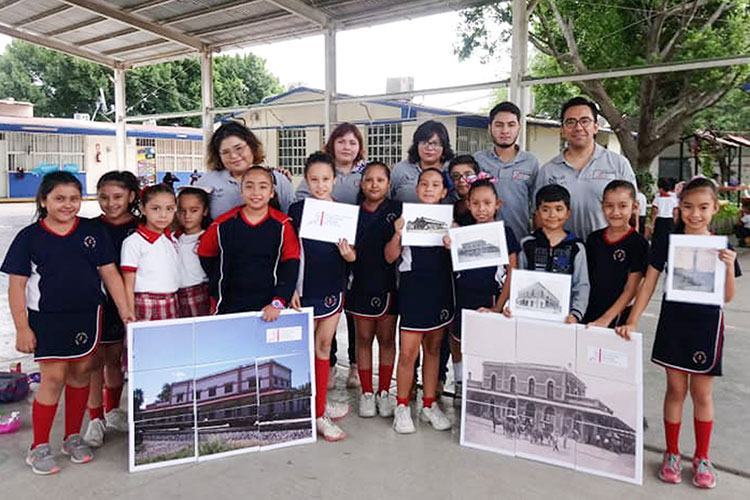 Difunden jóvenes de la UAT patrimonio histórico de Ciudad Victoria