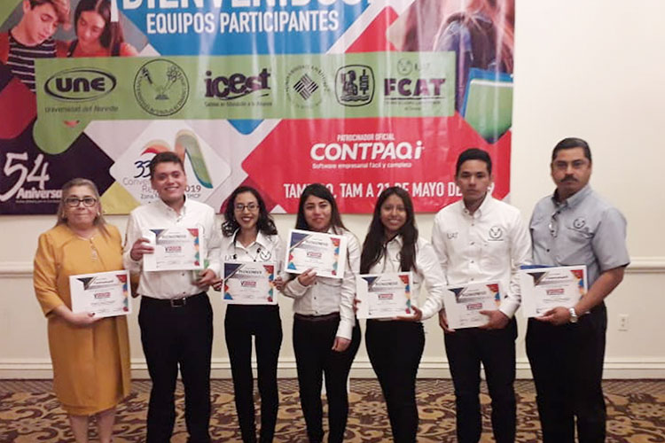 Ganan alumnos de la UAT concurso de contabilidad