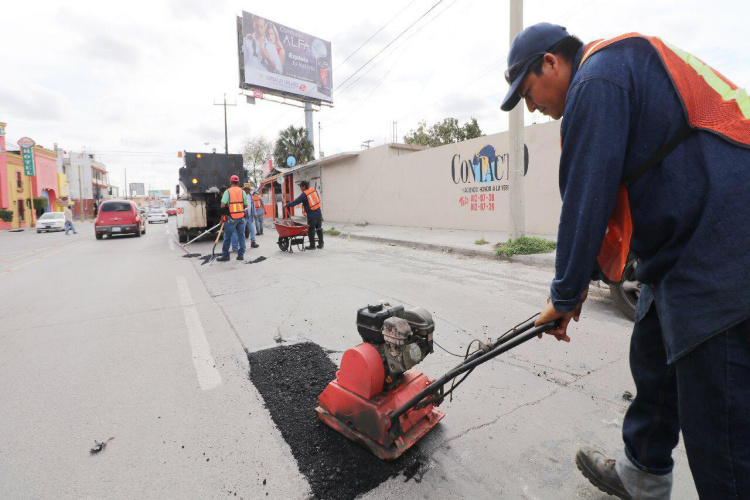 Aplica Matamoros más de 40mil M2 de asfalto en avenidas y accesos principales
