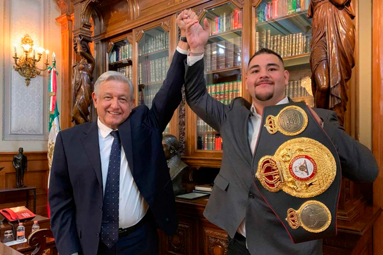 ‘Andy Ruiz, producto del esfuerzo de mexicanos’