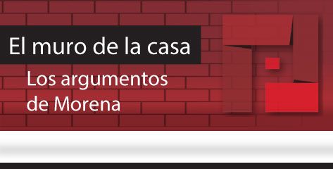 El Muro de la Casa  Los argumentos de Morena