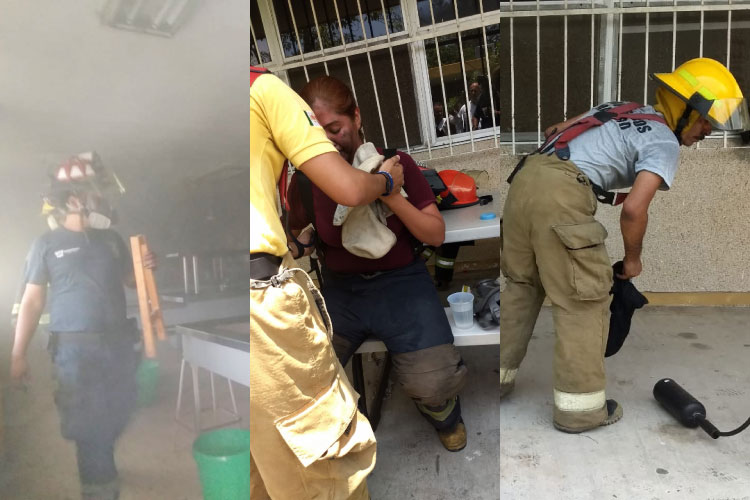 Pánico por conato de incendio en el Tec de Madero