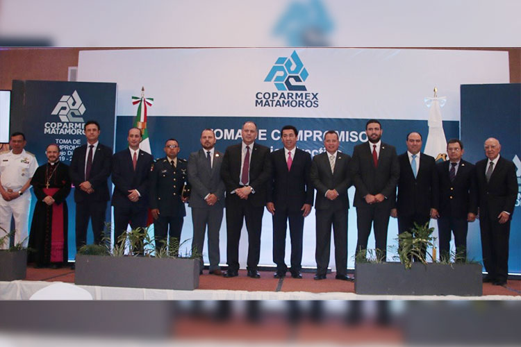 Convoca Mario López a empresarios, a unificarse al proyecto Matamoros
