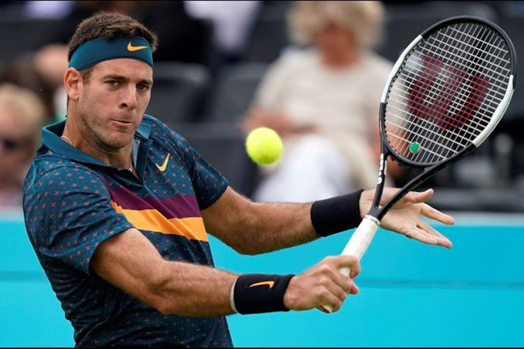 Del Potro sufre fractura de rodilla y se perderá Wimbledon