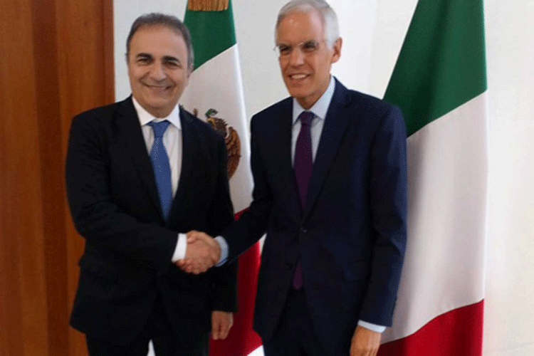 Abordan agenda bilateral México e Italia