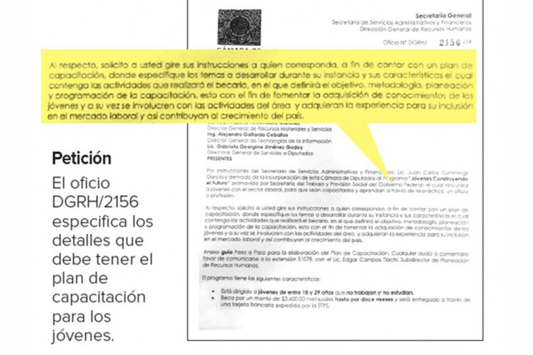 Instruyen a los diputados a recibir becarios