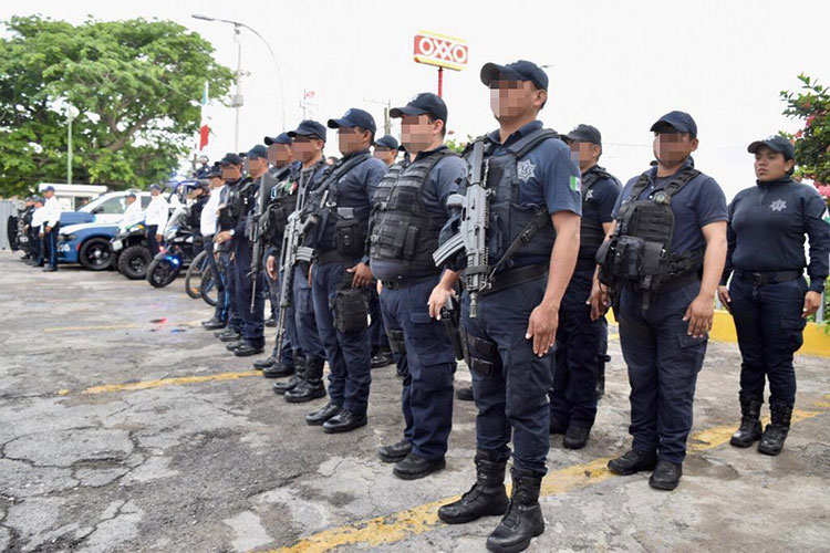 Reconocen a Policías Estatales en la zona sur de Tamaulipas