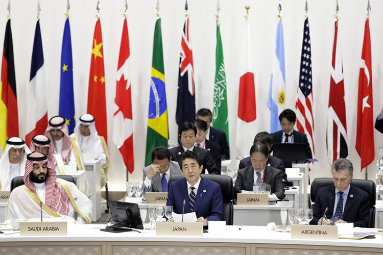 Líderes G20, ante pedido para proteger crecimiento, comercio
