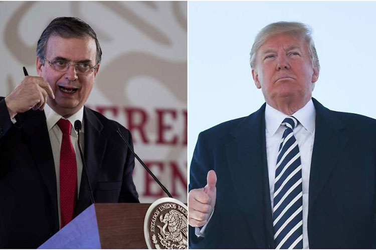Trump y Ebrard confirman que hay acuerdo, se suspenden aranceles