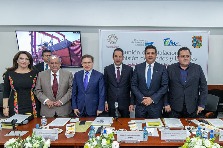 Preside Gobernador en CONAGO Comisión de Litorales y Puertos