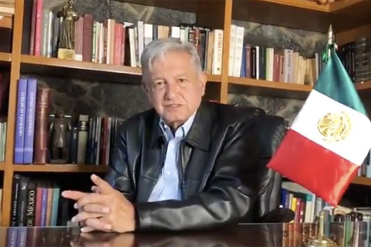 “Hay mano negra” en la protestas de la PF: AMLO