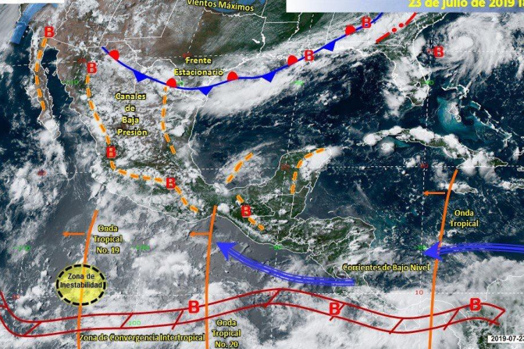 Espera Tamaulipas granizo y tormenta eléctrica