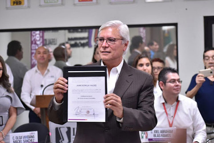 Congreso de BC amplía de 2 a 5 años periodo de Bonilla, Gobernador electo de Morena