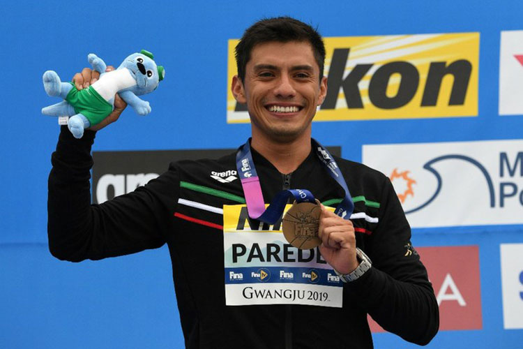 Jonathan Paredes gana bronce en Mundial de Natación