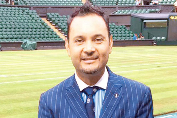 En primera fila; un mexicano, en Wimbledon