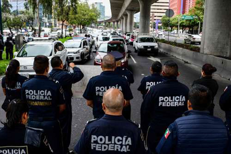 Revuelta en la PF  contra su paso a la  Guardia Nacional