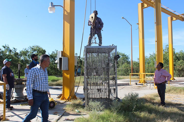 COMAPA localiza y retira de cárcamo bolsas con 20 toneladas de basura