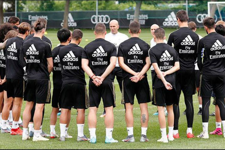 Zidane vuelve a los entrenamientos del Real Madrid