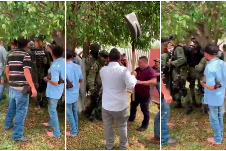 Agreden a militares con palas y escobas en Michoacán