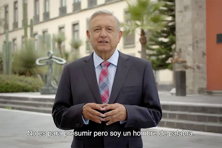 Gobierno federal inicia formalmente campaña sobre Primer Informe de AMLO