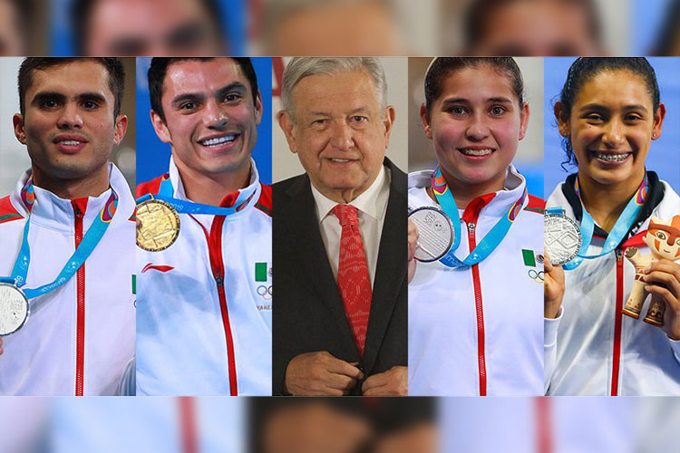 AMLO anuncia 220 mdp para becar a deportistas de Panamericanos