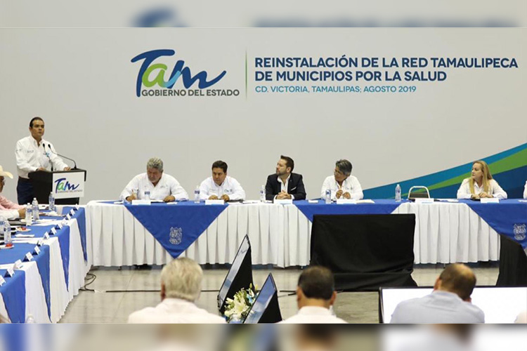 Ratifican a Enrique Rivas como presidente de la Red Tamaulipeca de Municipios por la Salud