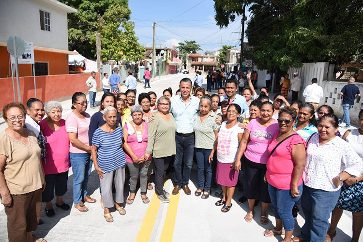 Mantiene Tampico Liderazgo en Obras de Pavimentación