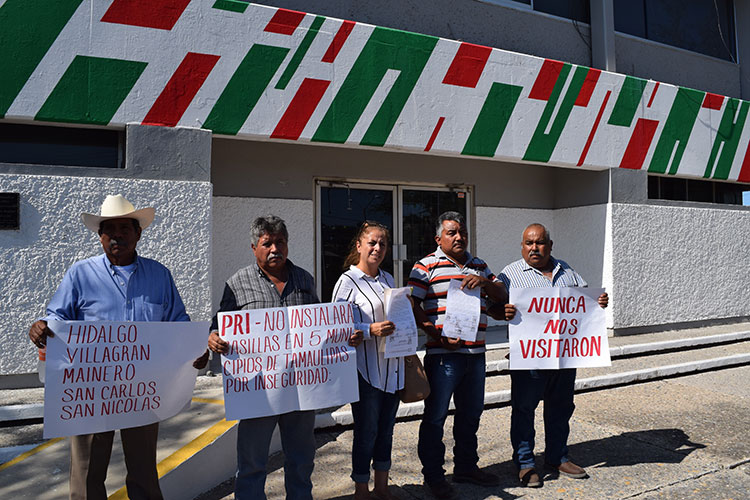 Protestan por cancelar elecciones en cinco municipios