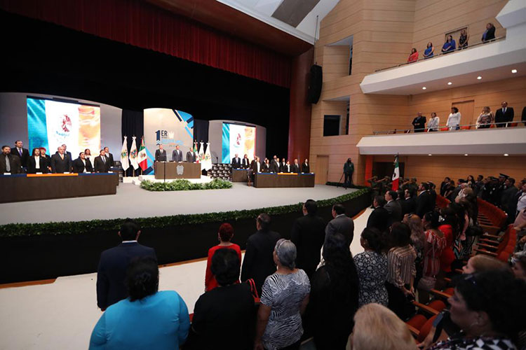 Muestra Rivas capacidad de convocatoria en 1er. Informe