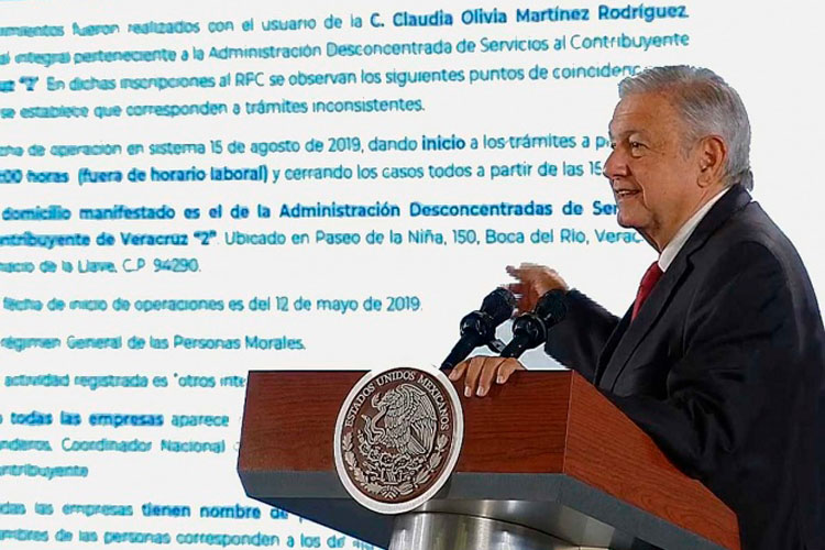 Niega López Obrador ser ‘socio’ de 26 empresas en Veracruz