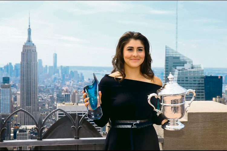 Andreescu y Medvedev ascienden en la lista de los mejores tenistas